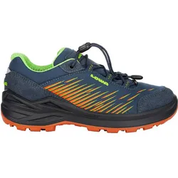 LOWA Kinder Multifunktionsschuhe ZIRROX GTX LO, BLAU/ORANGE, 27