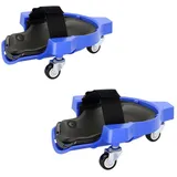 Relaxdays Knieschoner auf Rollen Blau,Schwarz
