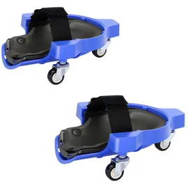 Relaxdays Knieschoner auf Rollen Blau,Schwarz