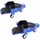 Relaxdays Knieschoner auf Rollen Blau,Schwarz