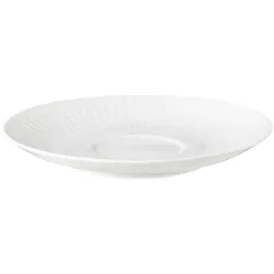 TETTAU Amina weiß uni Teeuntertasse groß 14,5 cm - 1 STÜCK - EINZELARTIKEL (WUNSCHMENGE WÄHLEN)