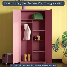 Jan Nowak Mehrzweckschrank 185 x 90 x 45 cm Rosa
