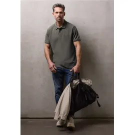 STREET ONE Basic Piqué Poloshirt mit Kontrastdetail - Grau