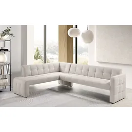 exxpo - sofa fashion Essbank EXXPO - SOFA FASHION "Barista, bequem und elegant, hohe Bodenfreiheit", beige, B:265cm H:83cm T:199cm, Sitzbänke, Essbank, Eckbank Barista bequem und elegant, hochwertige Detailverarbeitung