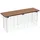 Estexo Gabionenbank 100 x 30 x 43 cm