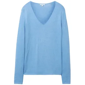 Tom Tailor Basic Pullover Sea Blue Melange XL