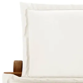 vidaXL Sonnenliege 184 x 55 x 20 cm Creme