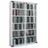VCM CD-Regal 60 x 18 x 92 cm Weiß