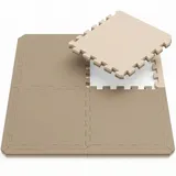 Eyepower Bodenschutzmatte, Braun, Kunststoff, 63x2x63 cm, waschbar,pflegeleicht, Teppiche & Böden, Bodenbeläge