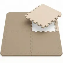 Eyepower Bodenschutzmatte, Braun, Kunststoff, 63x2x63 cm, waschbar,pflegeleicht, Teppiche & Böden, Bodenbeläge