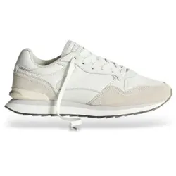 HOFF für Damen. 12502023 City Cali Lederturnschuhe weiß, beige (36), Wohnung, Schnürsenkel, Lässig
