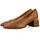 Gioseppo Loungeschuhe aus geflochtenem Nitra-Leder, Bronze, 39 EU