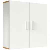 VCM Wandregal Badregal 60 x 60 x 18 cm Schwarz
