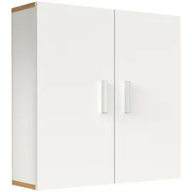VCM Wandregal Badregal 60 x 60 x 18 cm Schwarz