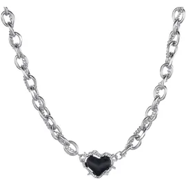 FIRETTI Kette mit Anhänger Edelstahl schwarz