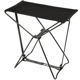 Bo-Camp Campinghocker Mini Falthocker Schwarz