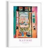 Reinders! Reinders Wandbild 50 x 70 cm Matisse Window Holz Bunt