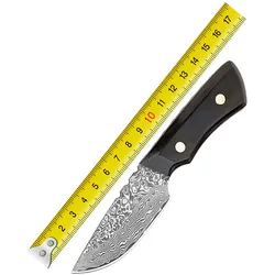 Muxel Klein, handlich, schick- Das Vielseitige Outdoormesser Set, Hackmesser und Fleischmesser für Küche und Abenteuer mit Lederscheide