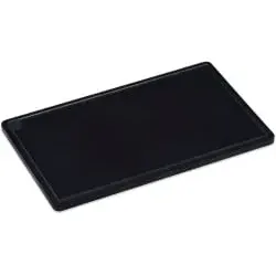 Giesser Euro Kunststoff-Schneidebrett, 53 cm 6870 53 , Farbe: schwarz