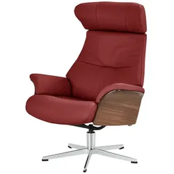 Relaxsessel rot - Leder Air ¦ rot ¦ Maße (cm): B: 80 H: 109,5 T: 78.0