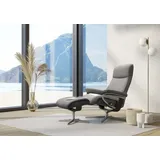 Stressless Stressless® Relaxsessel »View«, mit Cross Base, Größe S, M & L, Holzakzent Schwarz grau