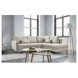 miuform Eckcouch Polyester 2-Sitzer Beige