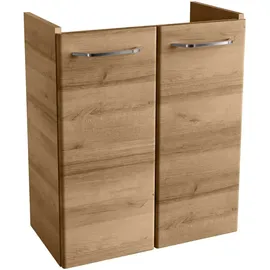 Fackelmann Waschbeckenunterschrank Milano 52 x 61 x 27,5 cm Braun