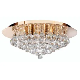 Searchlight Hanna 6-flammig rund gold