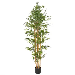 Kunstpflanze im Blumentopf 220 cm BAMBOO