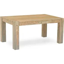 Massivmoebel24 Esstisch Sheesham 140x90x76 grau geölt nature grey 503