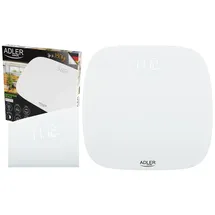 Adler AD 8176 Personenwaage Quadratisch weiß Elektronische Personenwaage