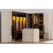 aea Eckschrank 60 x 227 x 246 cm Beige