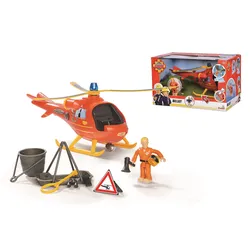 Simba - Feuerwehrmann Sam - Sam Hubschrauber Wallaby mit Figur