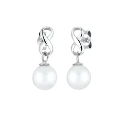 Elli Infinity Perle Unendlichkeit 925 Silber OneSize Damen 