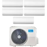 Midea - penta split inverter klimagerät xtreme serie 9+9+12+12 mit m5o-42fn8-q r-32 wi-fi integriert 9000+9000+12000+12000 - neu