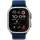 Apple Watch Ultra 2 GPS + Cellular 49 mm Titangehäuse natur, Trail Loop Armband blau S/M