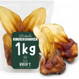 Hunde Helden Rinderohren mit Muschel 1 kg