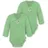 normani Outdoor Sports 2er Pack Doppelpack Baby-Body Merino Wickelbody in Grün | Gr.: 86