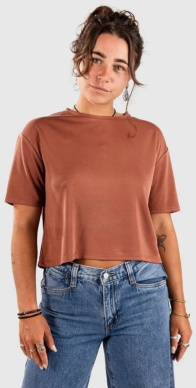 24 Colours 12389B T-Shirt rust Gr. S