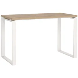 Home Affaire Schreibtisch HOME AFFAIRE "Sign Arbeitstisch, Sekretär, Bürotisch", weiß (jackson hickory, weiß), B:120cm H:75,6cm T:60cm, Tische, Schreibtisch, Cleanes Design, Metallbeine, Breite 120 oder 150 cm