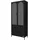 ML-Design Vitrine 80 x 185 x 40 cm Schwarz