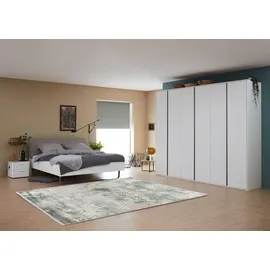 Schöner Wohnen Teppich "Vision 241", grün (dunkelgrün), B:160cm H:7mm L:230cm, Kunstfaser, Viskose, SCHÖNER WOHNEN-KOLLEKTION, Teppiche, Teppich, Viskoseteppich mit Glanz, Wohnzimmer