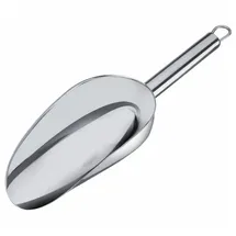 Westmark Küchenschaufel Edelstahlschaufel »Halia«, 100 ml, für alle Arten von Lebensmitteln, Aufhängeöse, spülmaschinengeeignet silberfarben