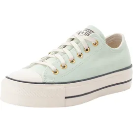 Converse Chuck Taylor All Star Lift Platform Suede Damen Beige/Mint 39