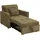 MCW Schlafsessel MCW-L90 Cord 200 x 100 x 70 cm Grün mit Schlaffunktion