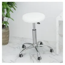 vidaXL Bürostuhl Drehbar Kunstleder Weiß