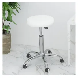 vidaXL Bürostuhl Drehbar Kunstleder Weiß