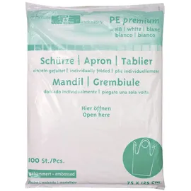 Medical care & serve 1005100 Einmal-Schürze 75x125 cm VE 100 Weiß