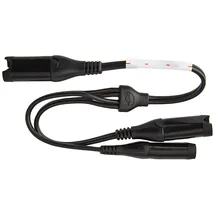 TecMate OptiMATE Y-Splitter, SAE IN auf 2 x SAE OUT, Blue