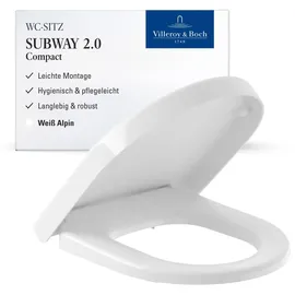 Villeroy & Boch Subway 2.0 WC-Sitz Compact Weiß Alpin